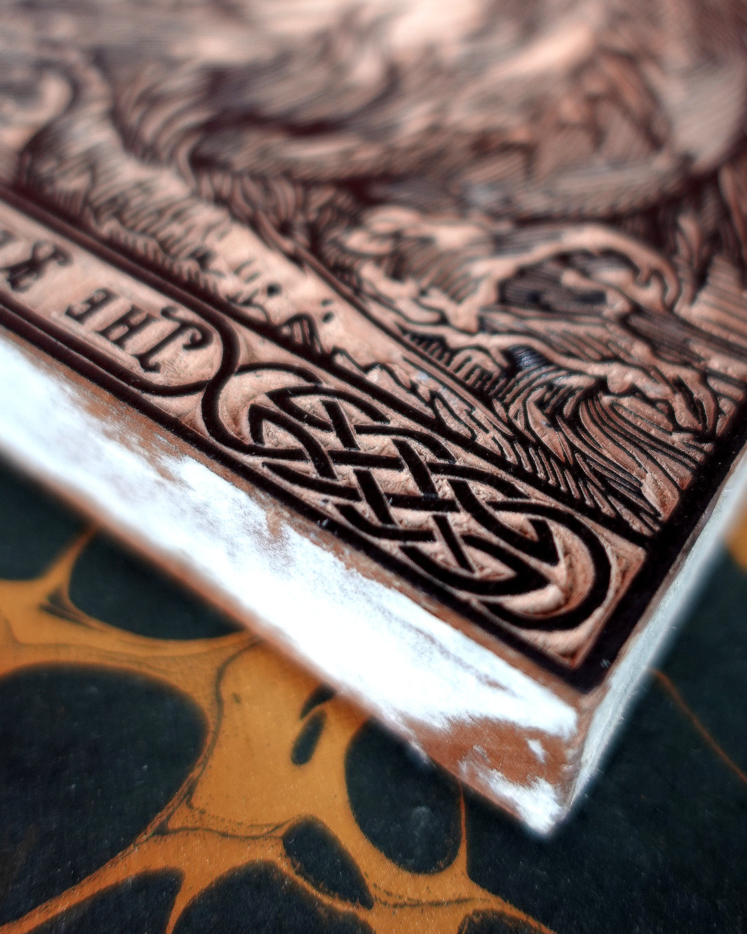 THE KELPIE - Handmade woodblock print - 22x16cm