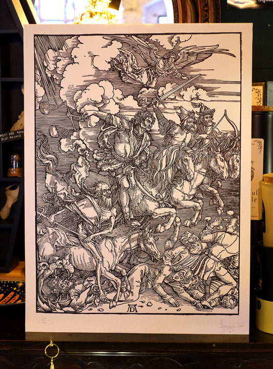 Four Horsemen of Apocalypse by Albrecht Dürer